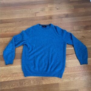 Men's Blue Cashmere Sweater